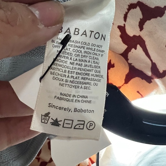 Aritzia Wilfred Natalie Top in Blue Buoy - Size S NWOT - Picture 5 of 7